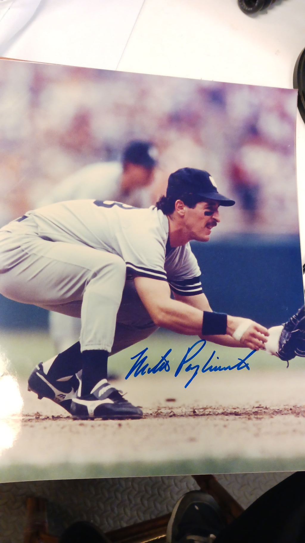Mike Pagliarulo New York Yankees Autographed 8x10 photo product image 2