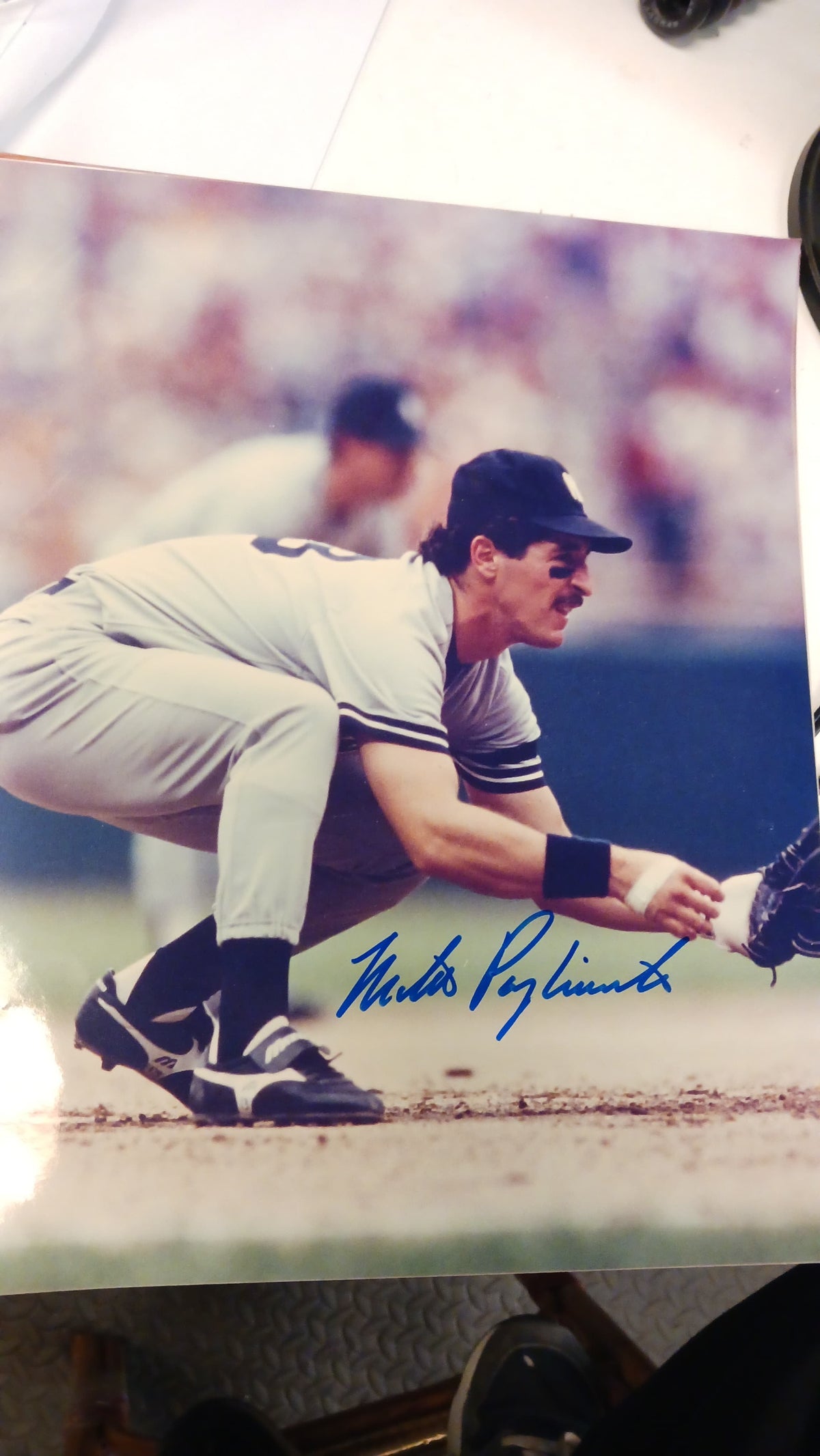 Mike Pagliarulo New York Yankees Autographed 8x10 photo product image 2