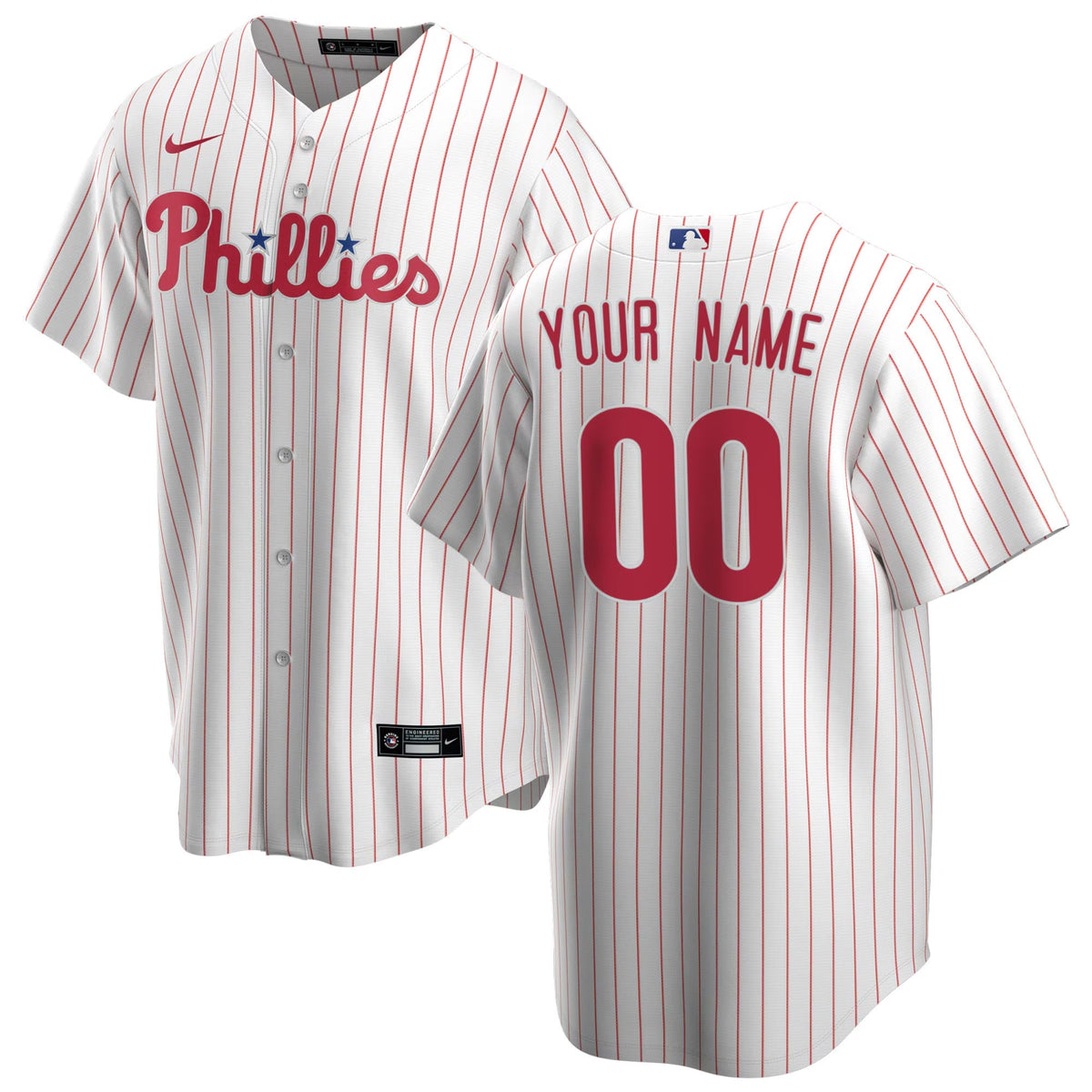 Any name and number Philadelphia Phillies pinstripes Jersey product image 1