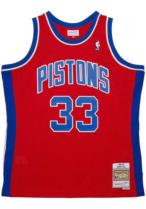 Grant Hill 1994-95 Detroit Pistons Official NBA Mitchell & product image 1