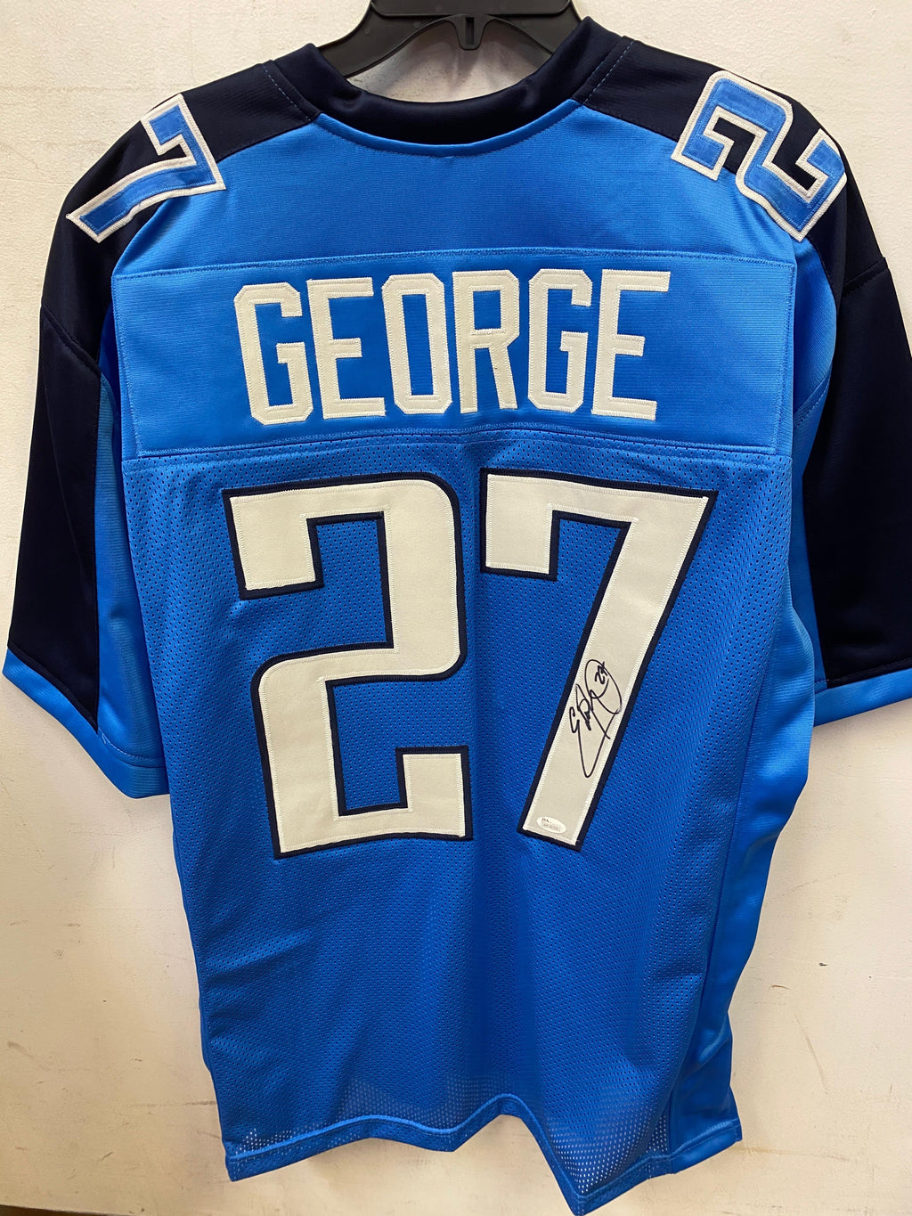 Eddie George Houston Oilers Tennessee Titans autographed product image 1
