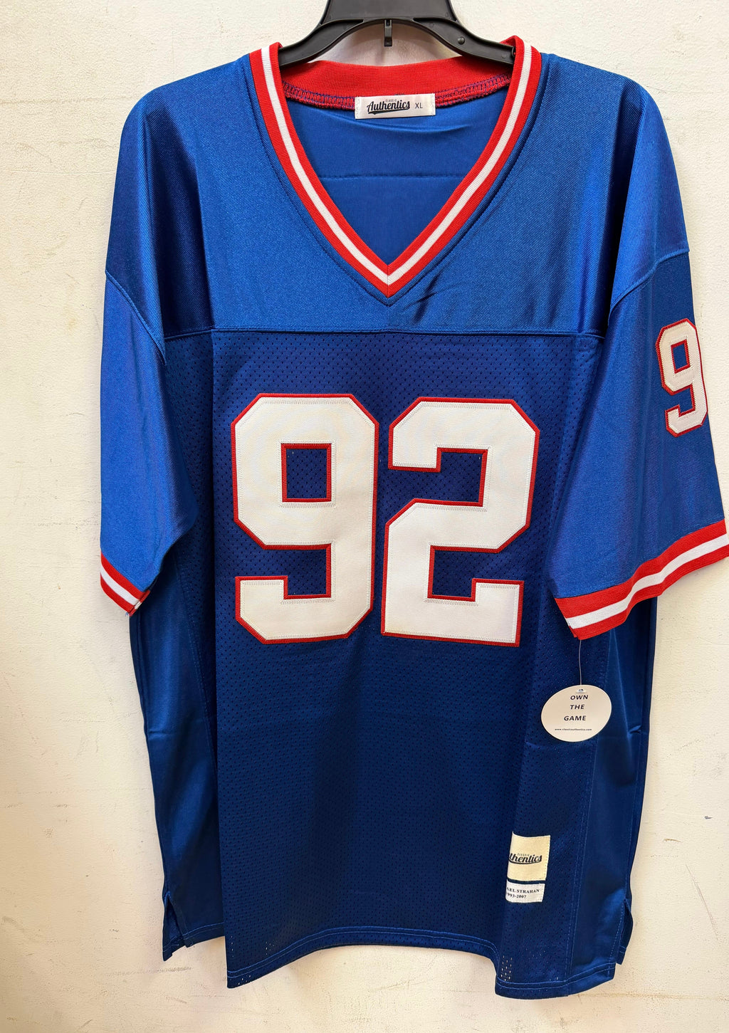Michael Strahan New York Giants autographed jersey COA product image 3