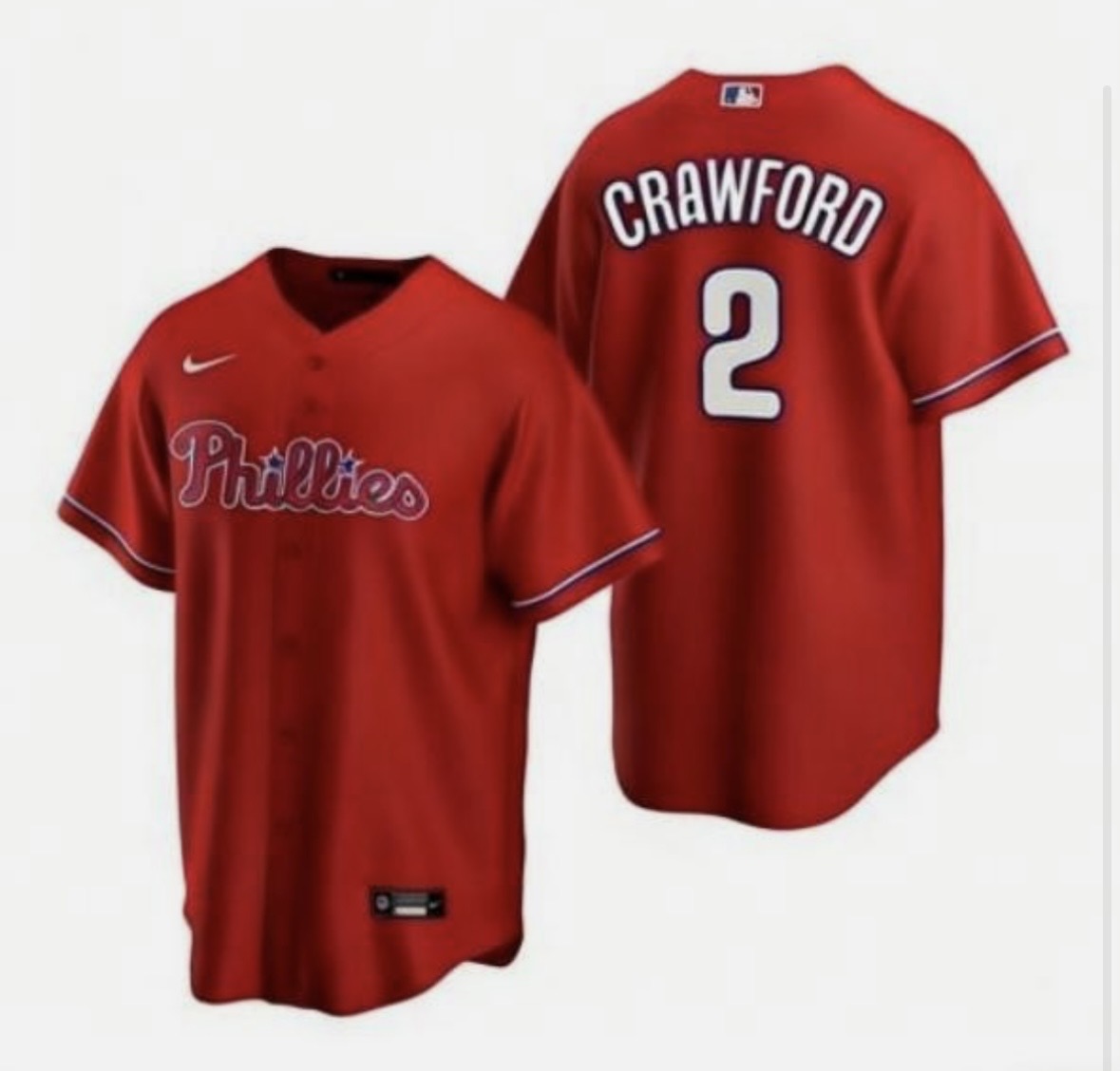 Justin Crawford Philadelphia Phillies Official MLB Nike product image 1