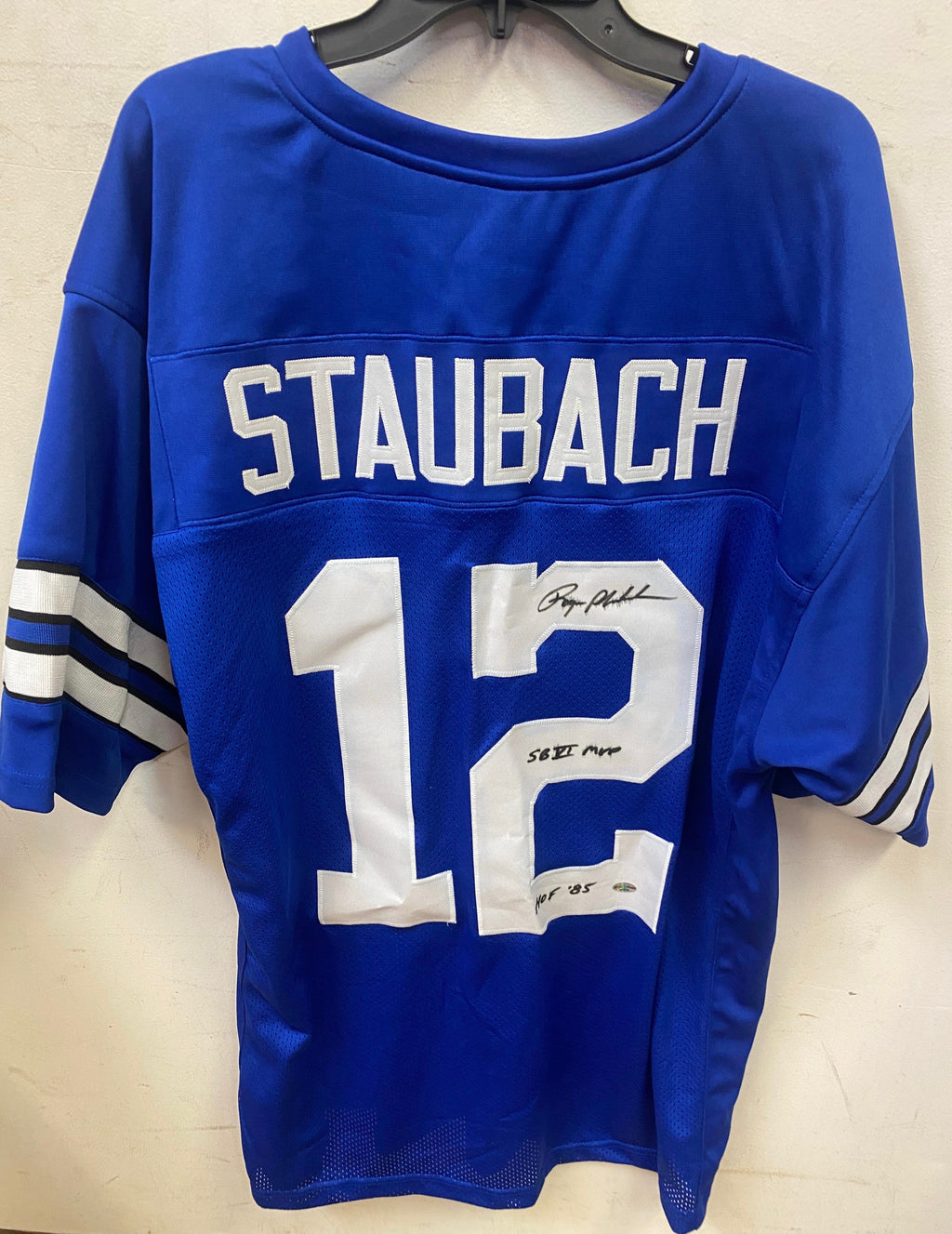 Roger Staubach autographed Dallas Cowboys jersey COA & product image 1
