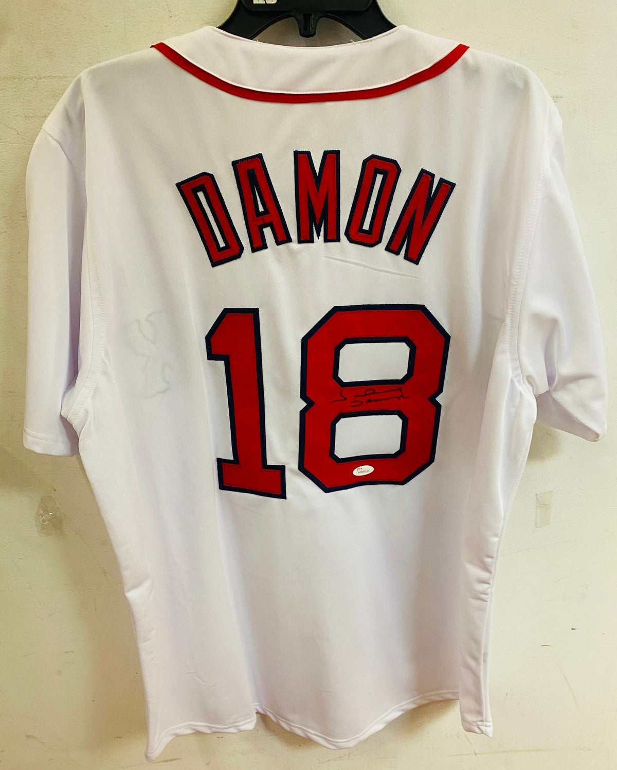 Johnny Damon autographed Boston Red Sox jersey JSA product image 1