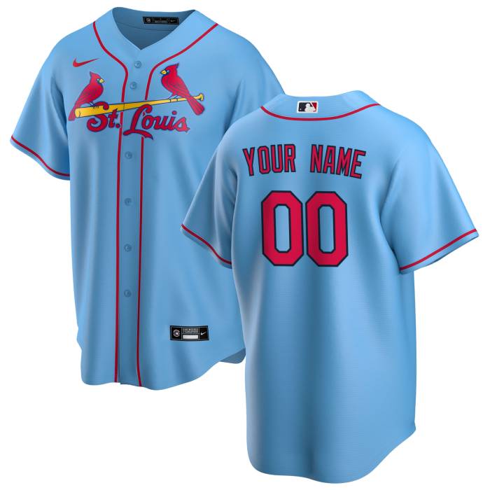 Any Name and Number customized YOUTH KIDS St. Louis product image 1