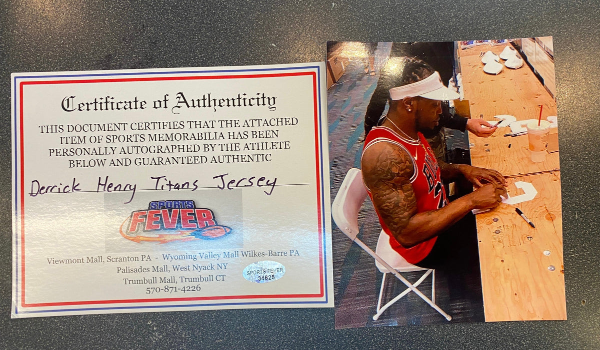Derrick Henry Houston Oilers Tennessee Titans autographed product image 3