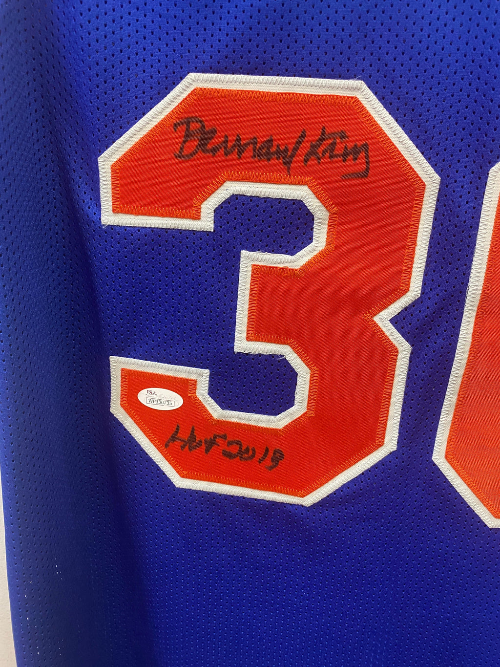 Bernard King New York Knicks autographed jersey JSA product image 3