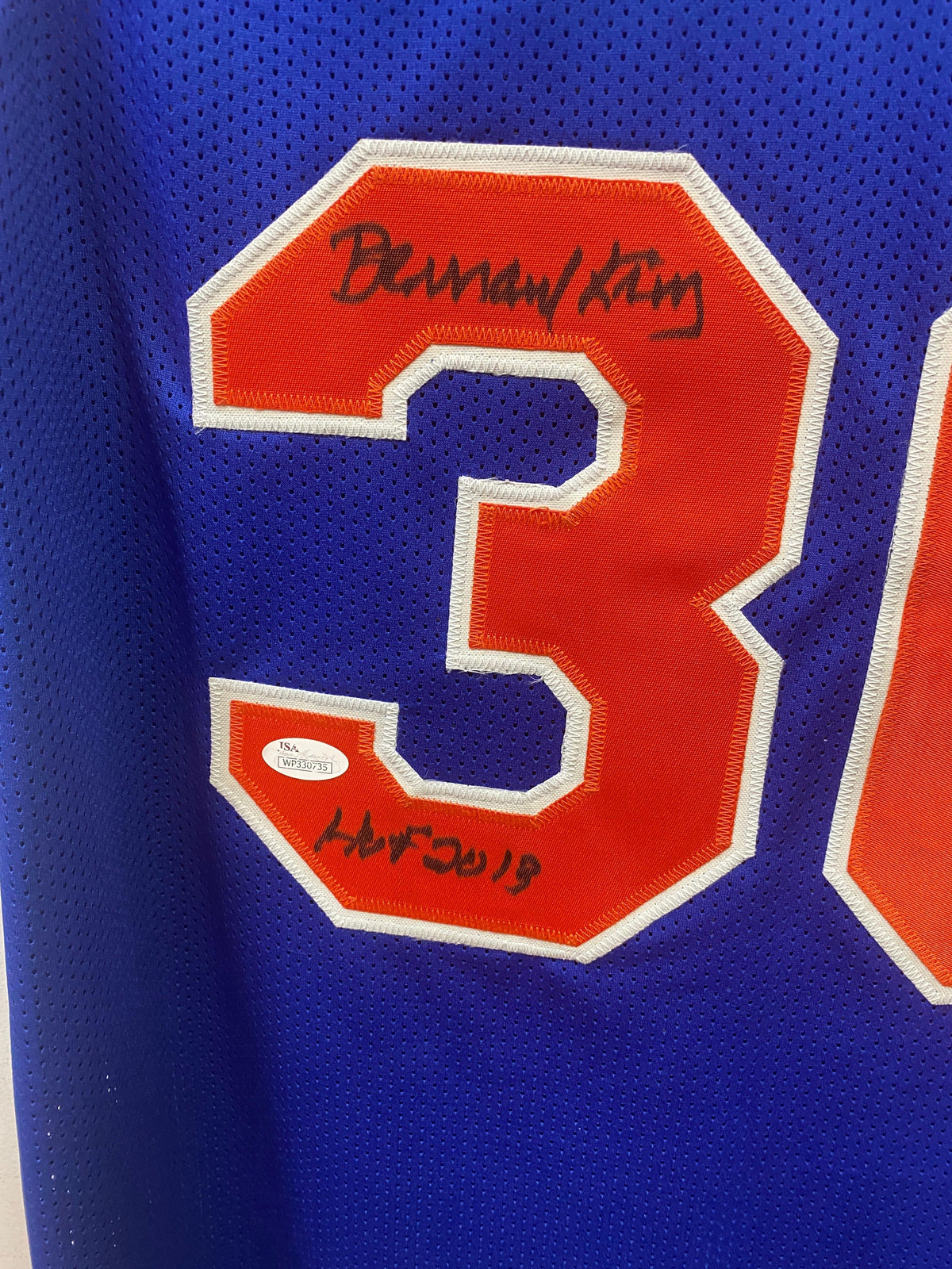 Bernard King New York Knicks autographed jersey JSA product image 3