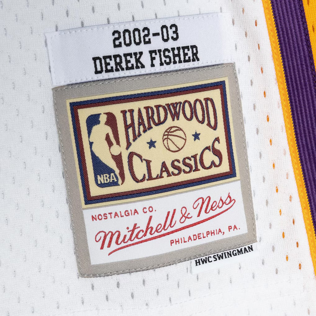 Derek Fisher 2002-03 Los Angeles Lakers Official NBA product image 4