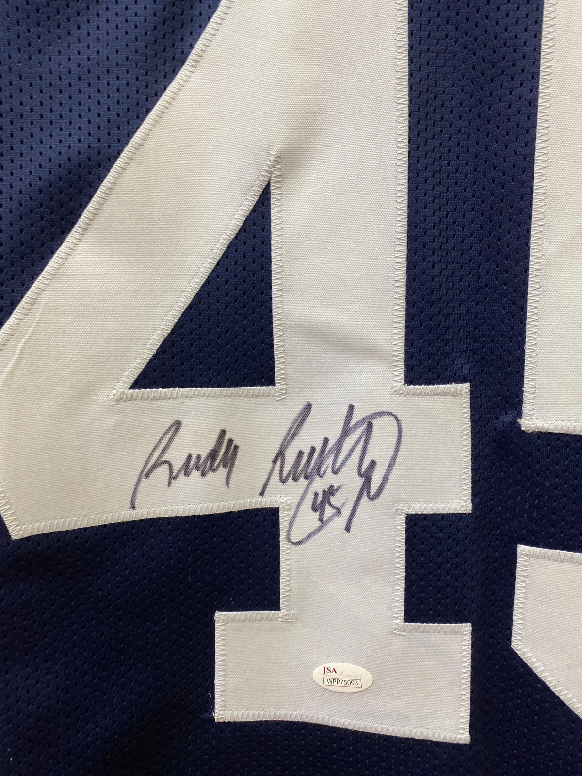 Rudy Ruettiger Notre Dame Fighting Irish autographed jersey product image 3