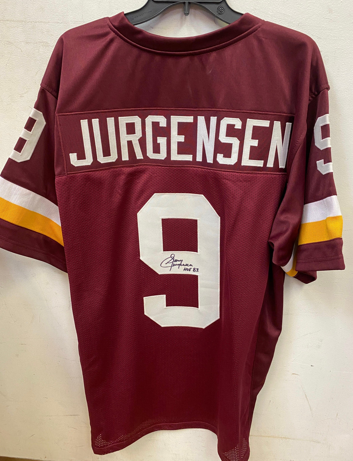 Sonny Jurgensen Washington Redskins autographed jersey with product image 1