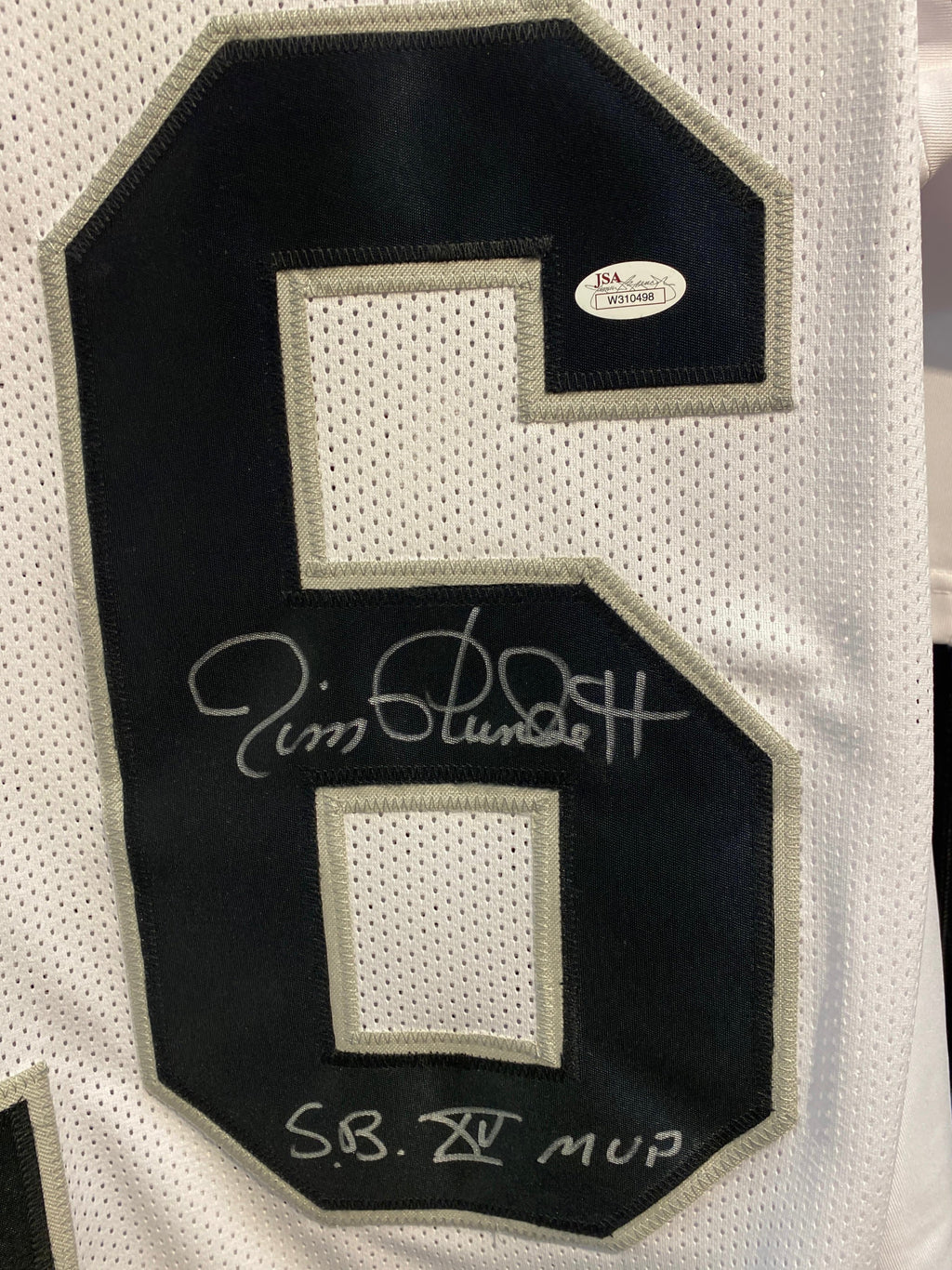 Jim Plunkett Oakland Raiders autographed jersey JSA product image 2