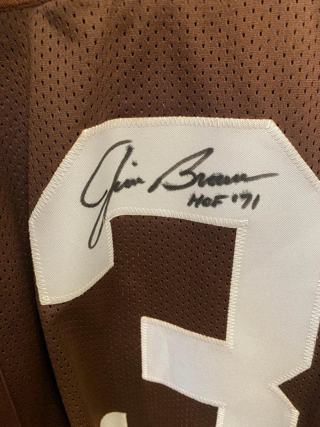 Jim Brown Cleveland Browns autographed jersey With COA product image 2