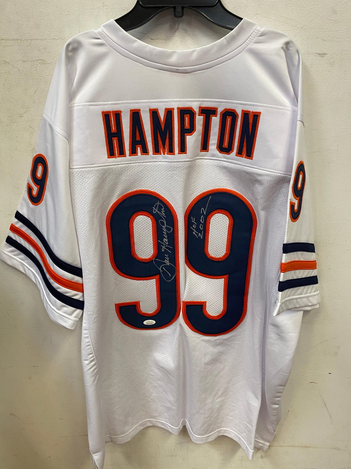 Dan Hampton Chicago Bears autographed jersey JSA Witnessed product image 1