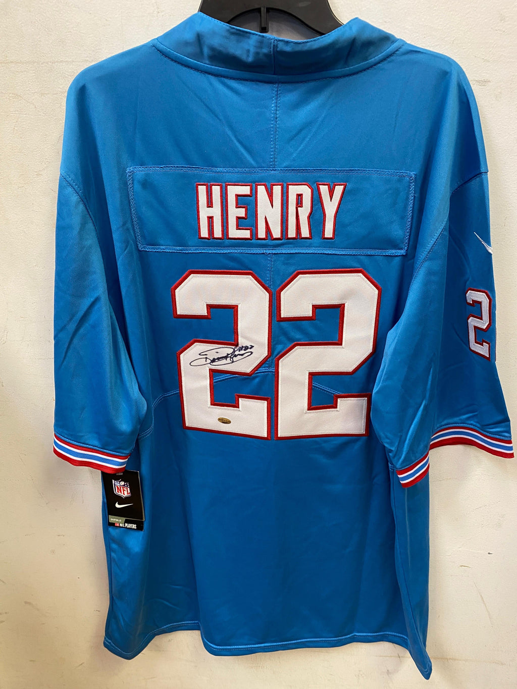 Derrick Henry Houston Oilers Tennessee Titans autographed product image 1