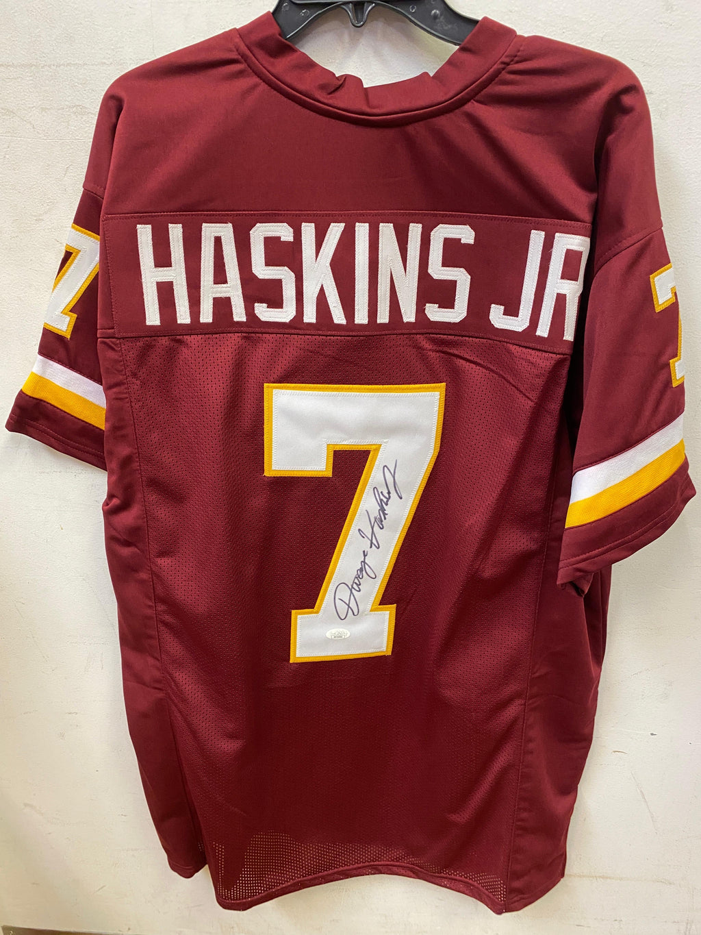 Dwayne Haskins Washington Redskins autographed jersey with product image 1