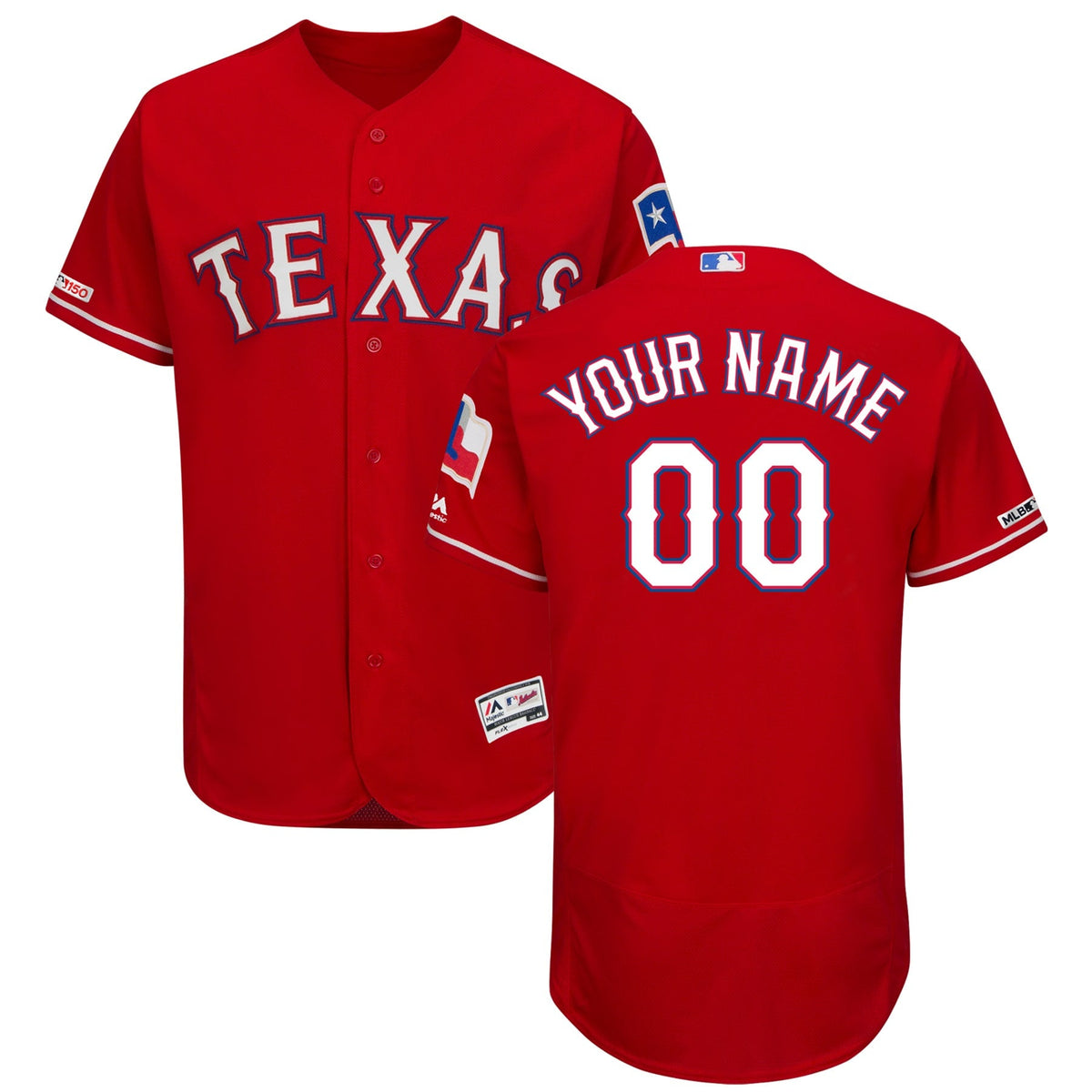 Any name & Number Custom Texas Rangers Official MLB product image 1