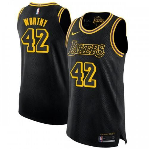 James Worthy Los Angeles Lakers Official NBA Nike Jersey product image 1