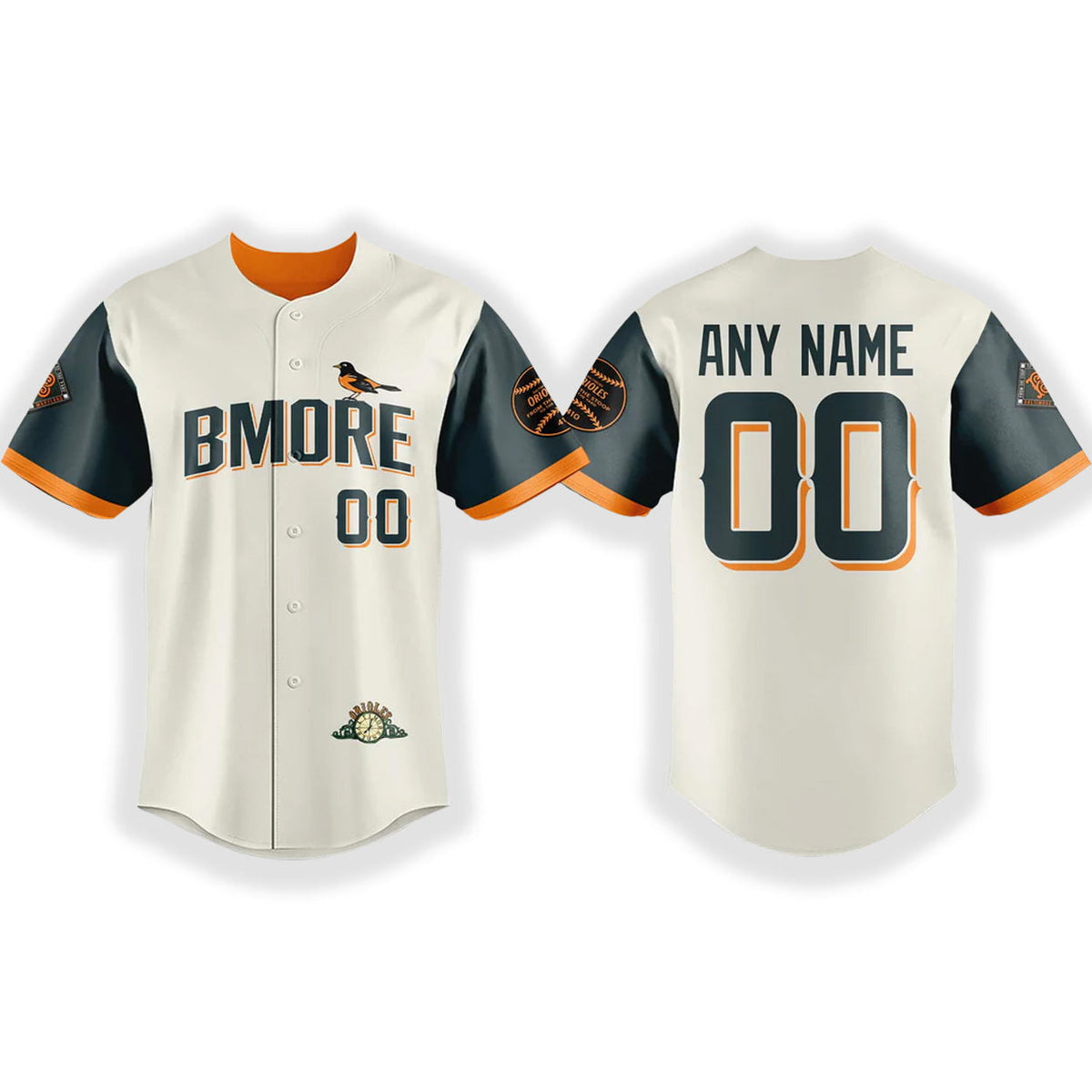 Any Name and Number customized YOUTH KIDS Baltimore Orioles product image 1