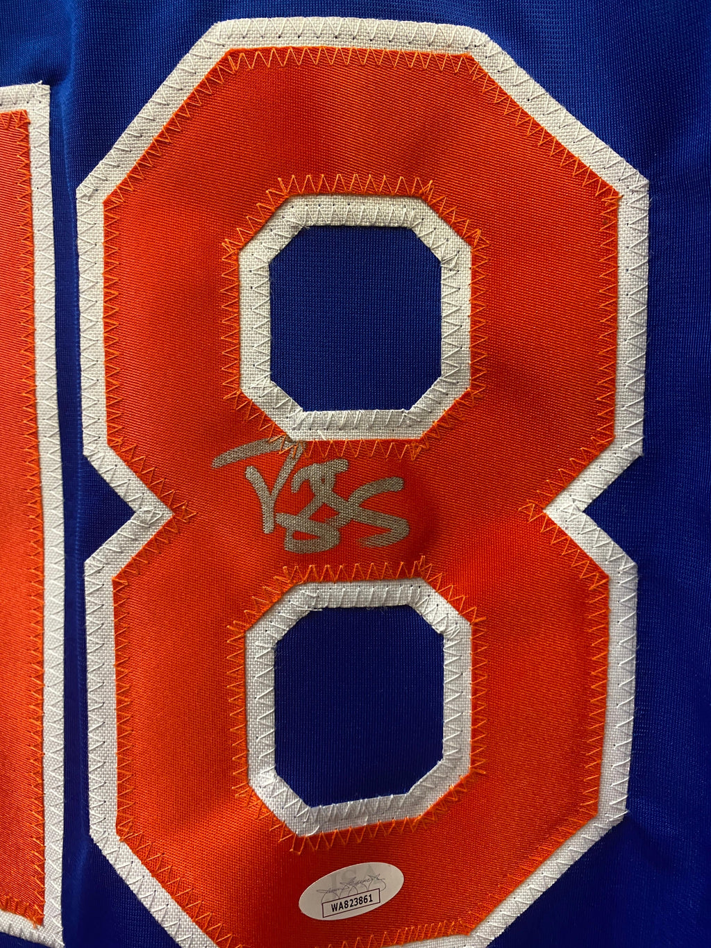 Darryl Strawberry autographed New York Mets jersey JSA COA product image 2