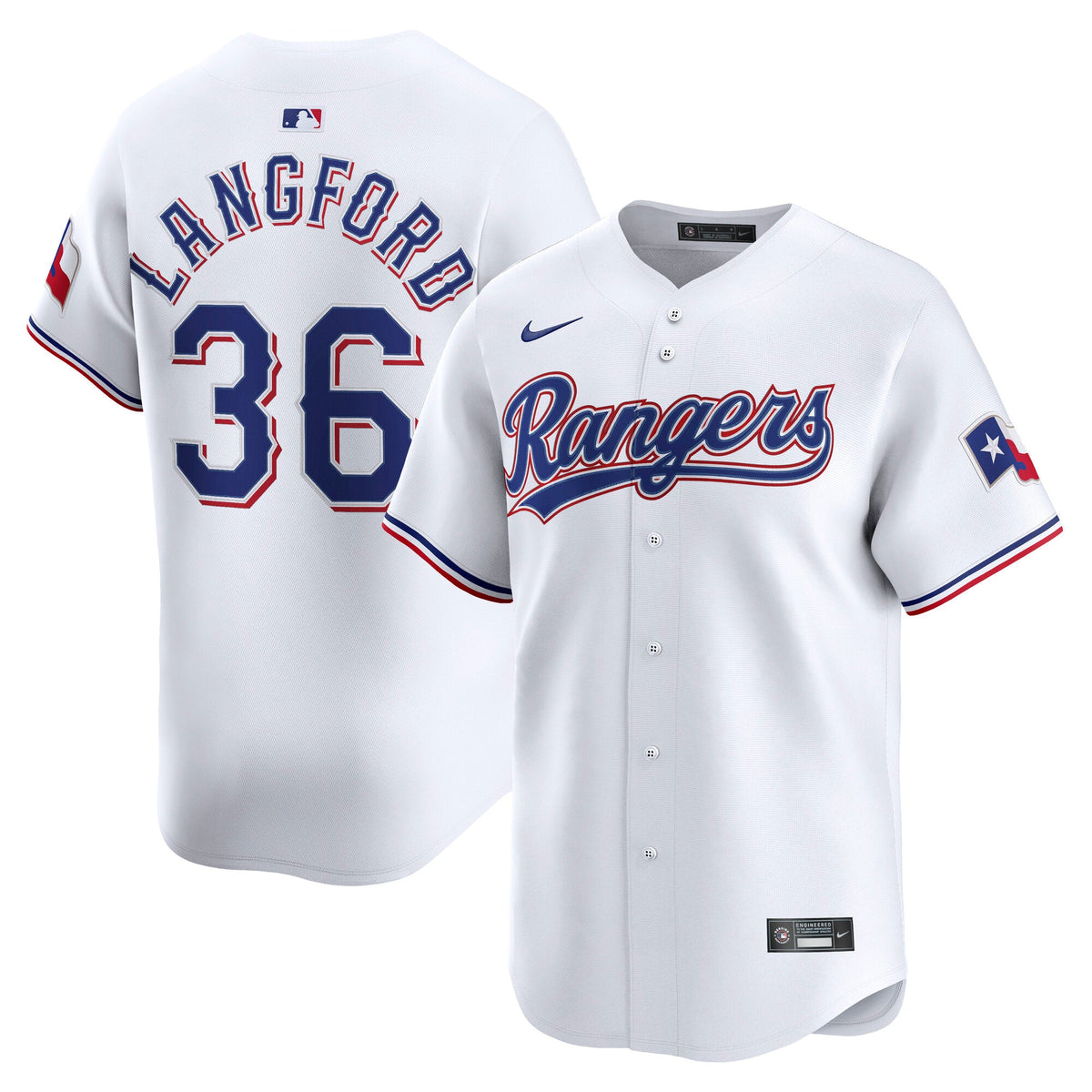 Wyatt Langford YOUTH KIDS Texas Rangers Official MLB Nike product image 1