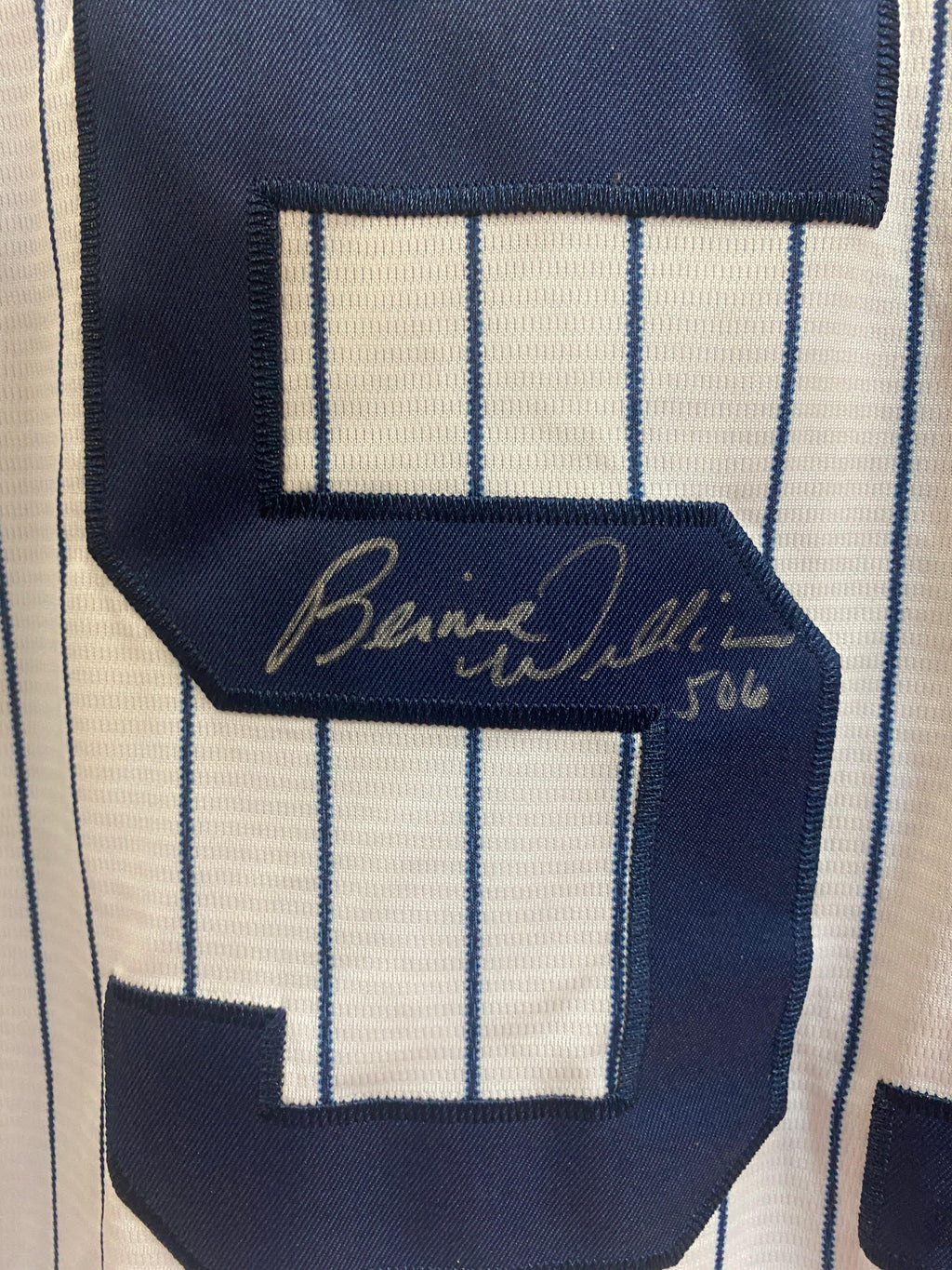 Bernie Williams autographed New York Yankees Nike jersey COA product image 3