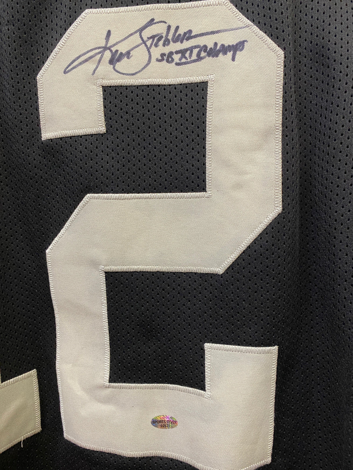 Ken Stabler Oakland Raiders autographed jersey With COA product image 3