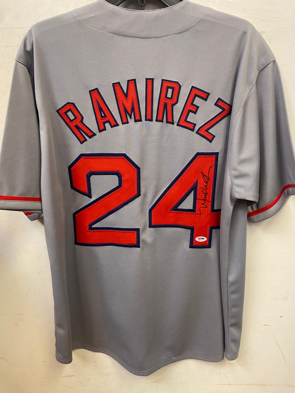 Manny Ramirez autographed Boston Red Sox jersey PSA/DNA COA product image 1