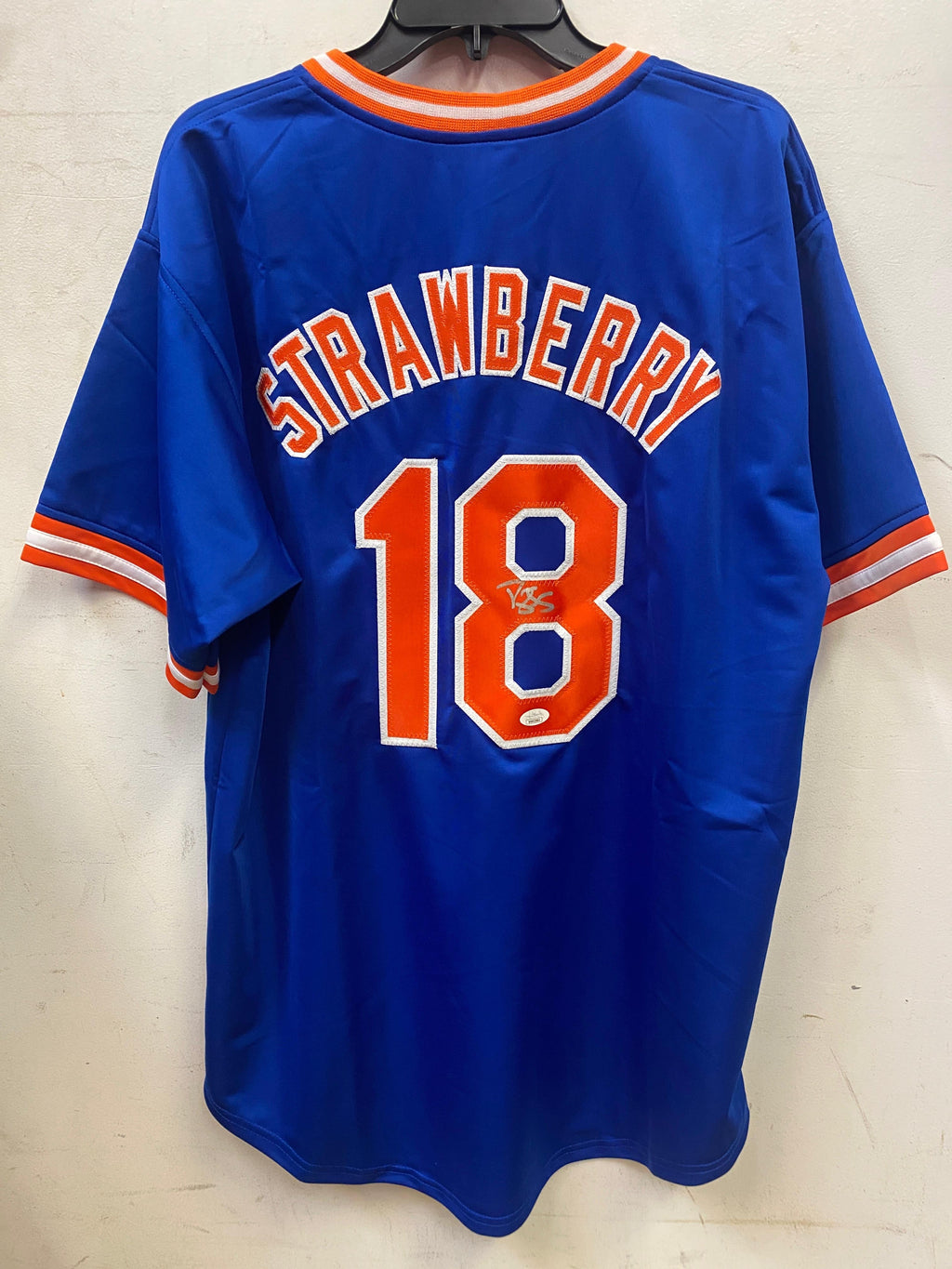 Darryl Strawberry autographed New York Mets jersey JSA COA product image 1