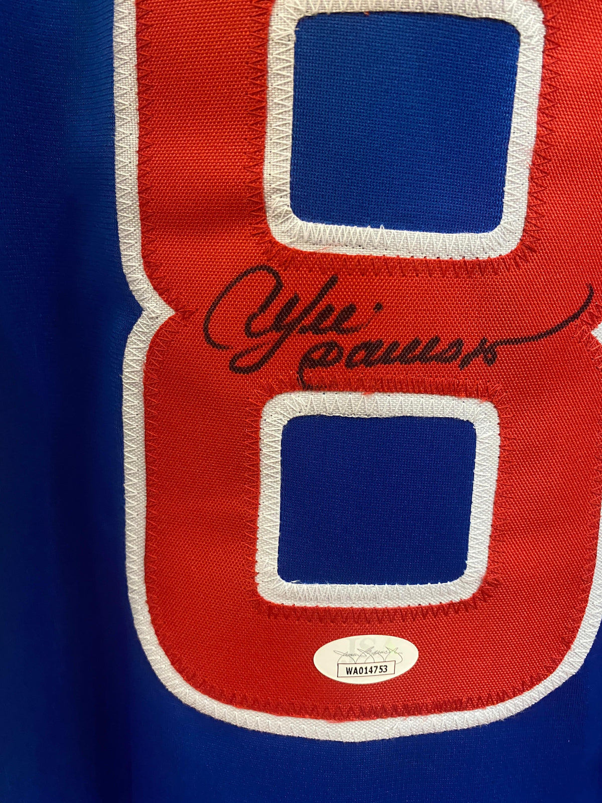 Andre Dawson autographed Chicago Cubs custom jersey JSA product image 3
