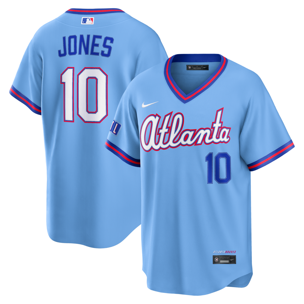 Chipper Jones Atlanta Braves Official MLB Nike City Connect product image 1