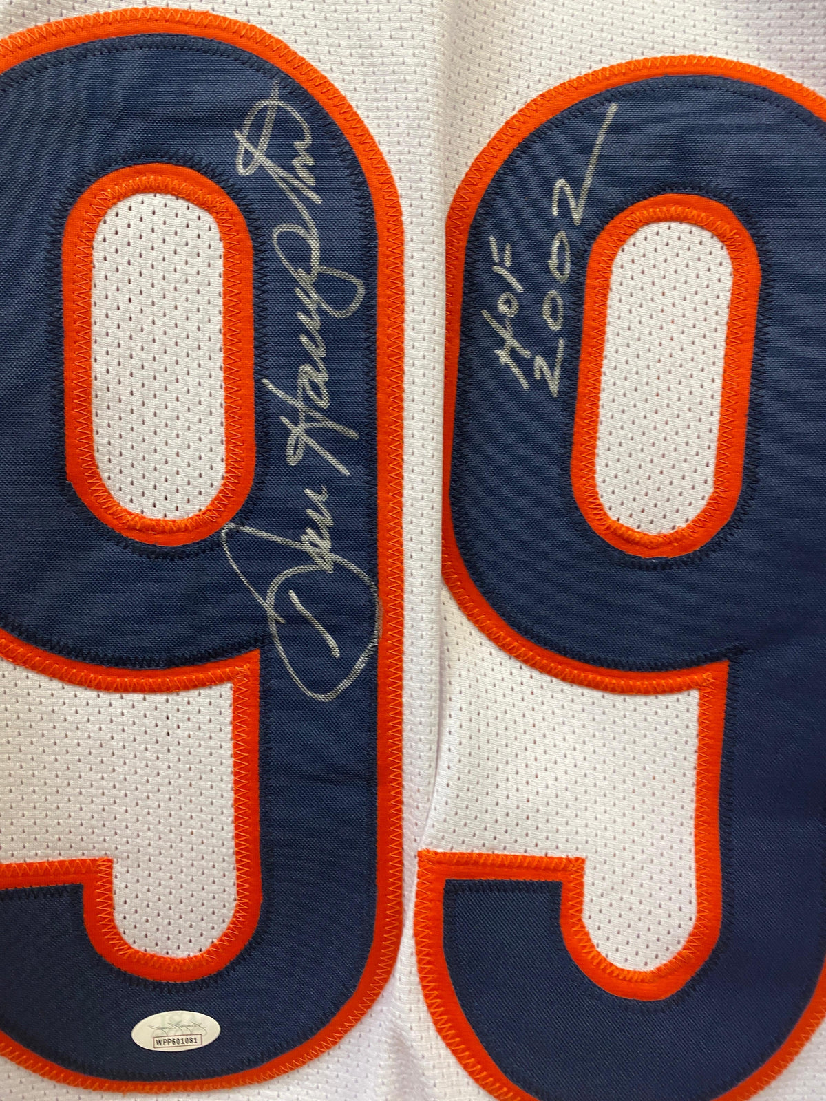 Dan Hampton Chicago Bears autographed jersey JSA Witnessed product image 3