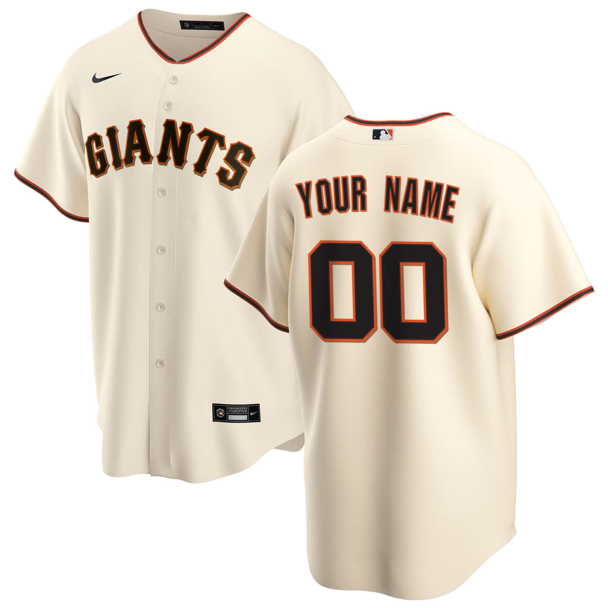 Any Name & Number Customized San Francisco Giants Official product image 1