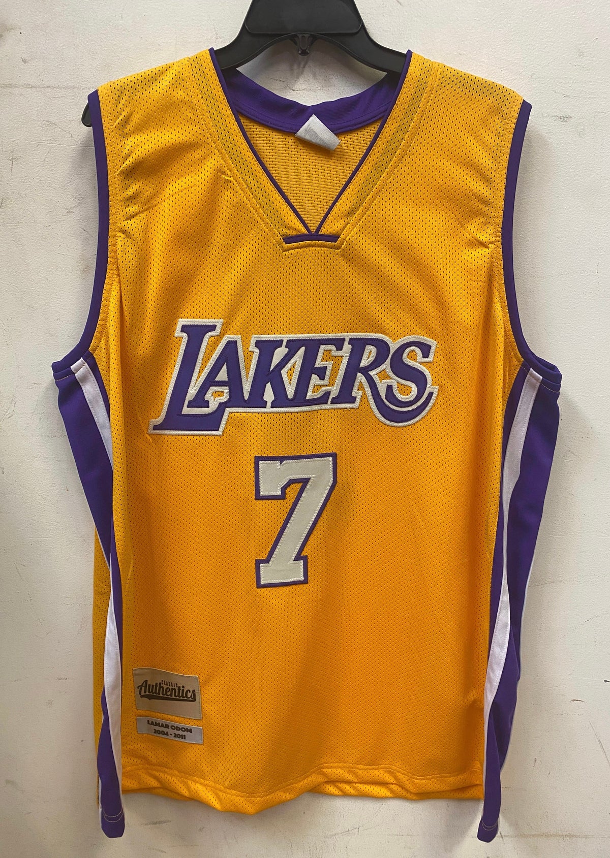 Lamar Odom Los Angeles Lakers autographed jersey COA product image 3