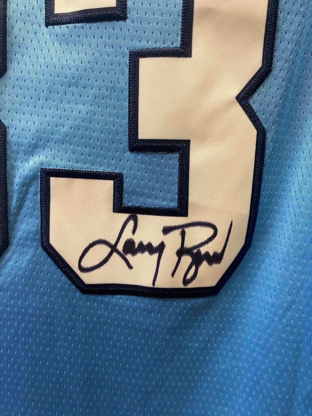 Larry Bird autographed Indiana State Nike jersey COA Photo product image 3