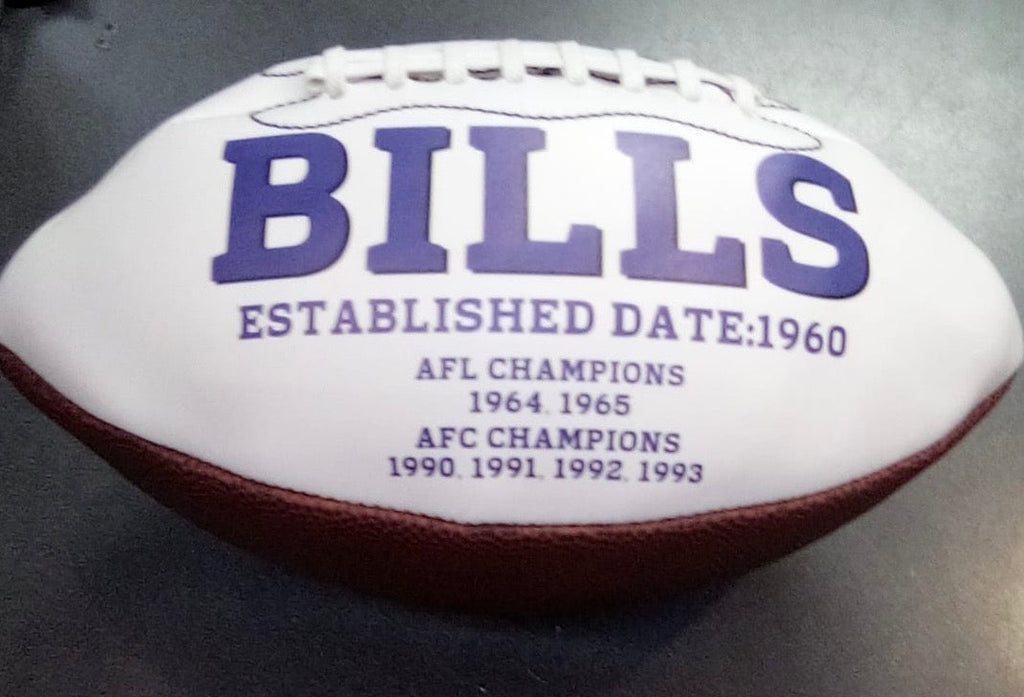 Buffalo Bills Full Size logo Autograph Signature Football product image 3