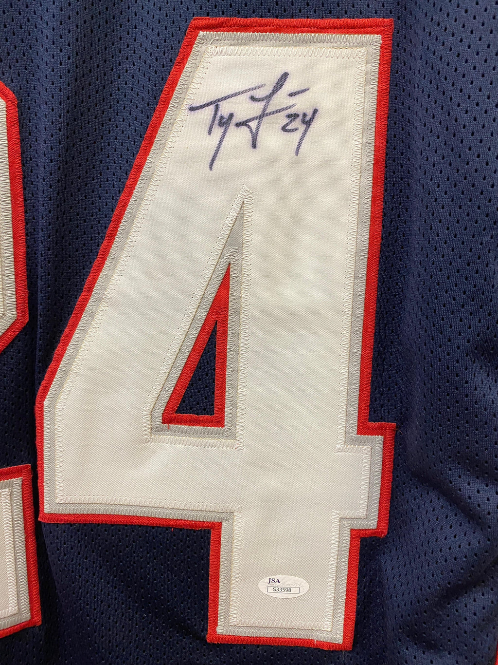 Ty Law New England Patriots autographed Jersey JSA COA product image 3