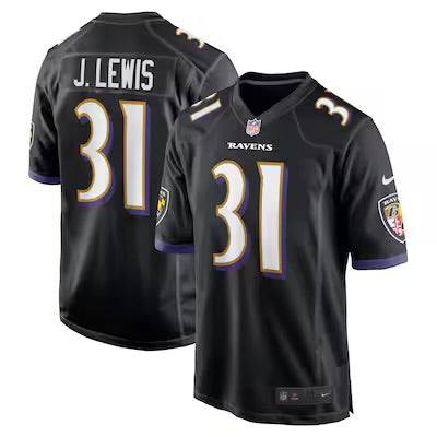 Jamal Lewis Baltimore Ravens Official NFL Nike Jersey black product image 1