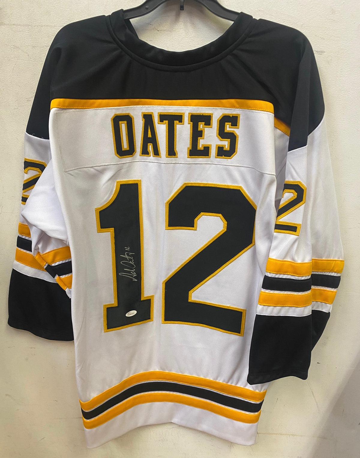 Adam Oates Boston Bruins autographed jersey JSA Witnessed product image 1