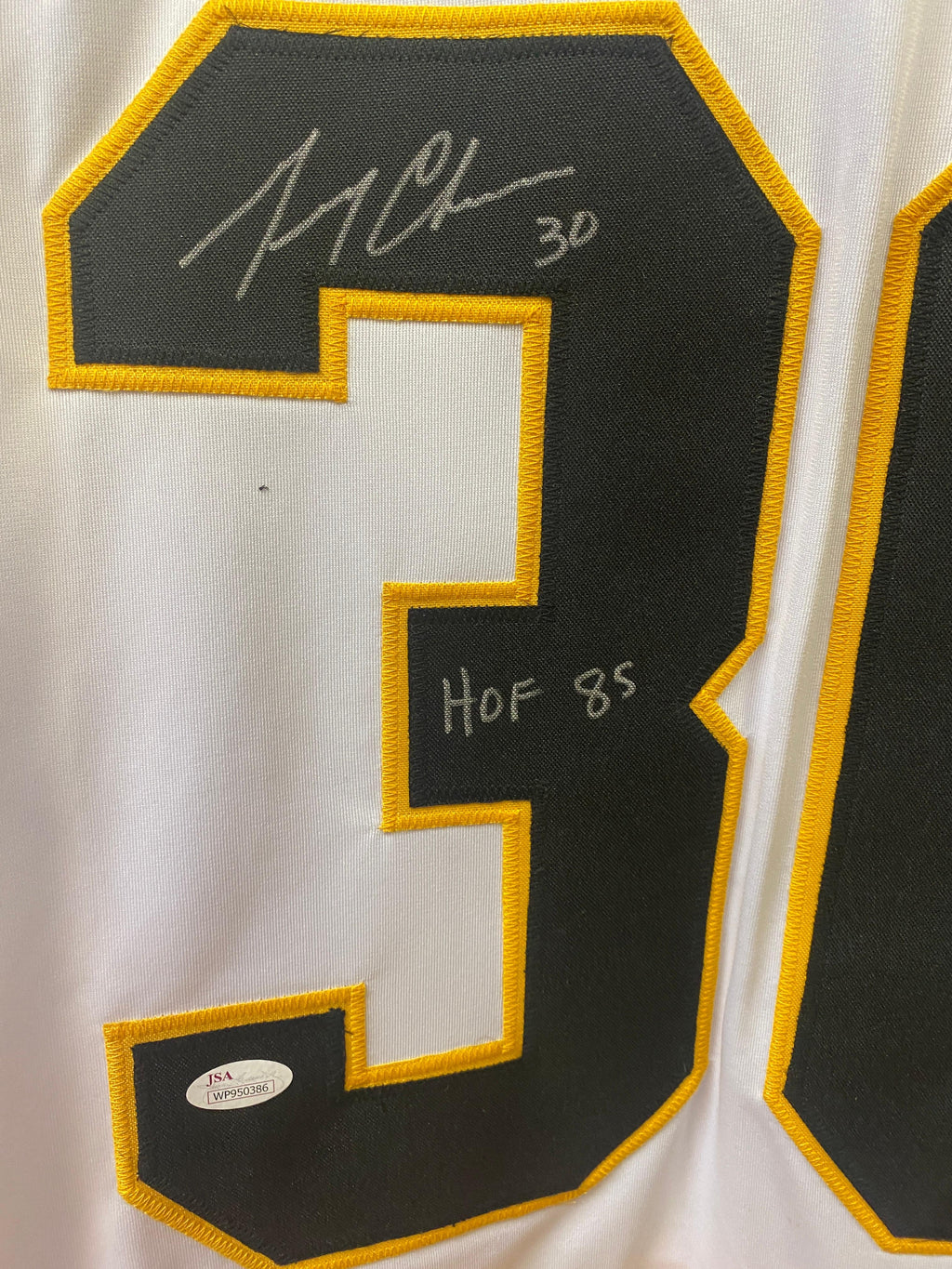 Gerry Cheevers Boston Bruins autographed jersey JSA product image 3