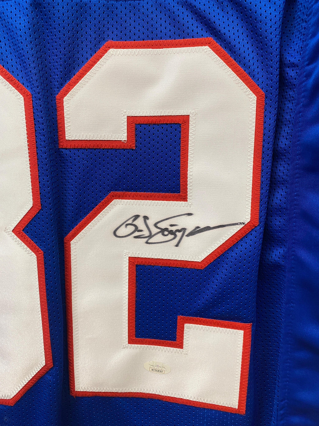 O.J. Simpson autographed Buffalo Bills Custom jersey JSA product image 2