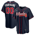 Any name & Number Custom Atlanta Braves Official MLB Nike product image 1