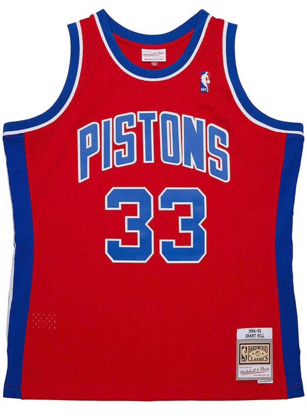 Grant Hill 1994-95 Detroit Pistons Official NBA Mitchell & product image 2