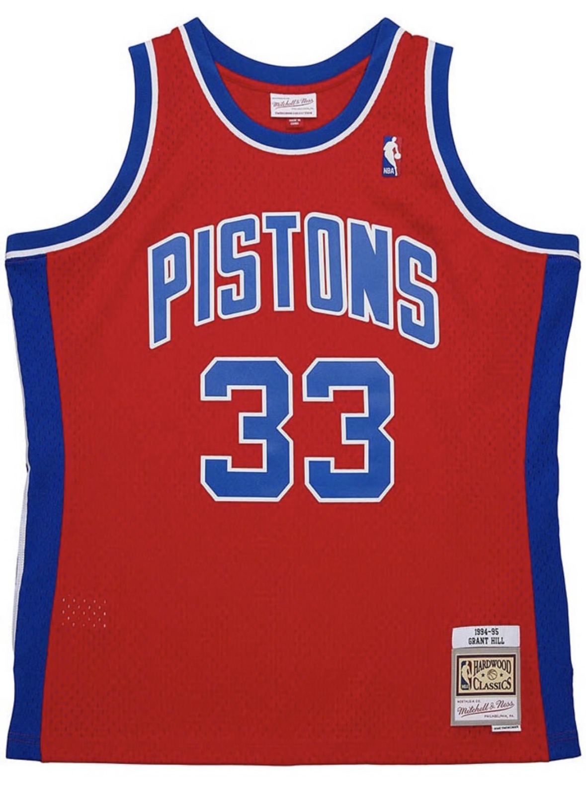 Grant Hill 1994-95 Detroit Pistons Official NBA Mitchell & product image 2