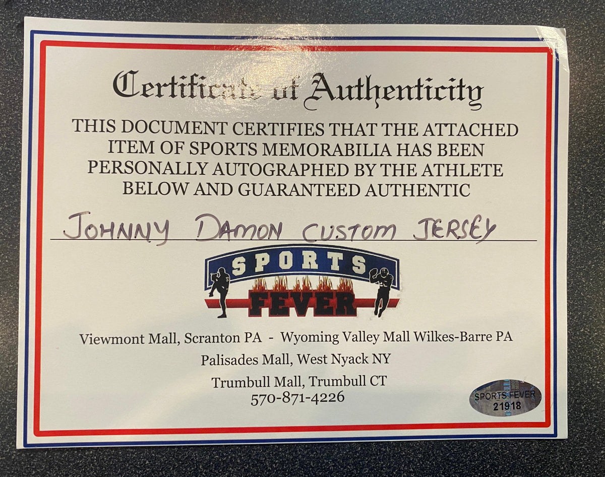 Johnny Damon autographed New York Yankees Official Majestic product image 4