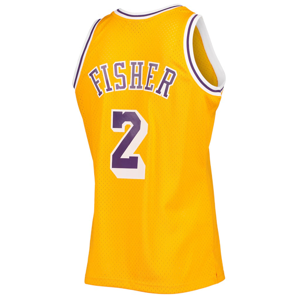 Derek Fisher Los Angeles Lakers Official NBA Mitchell & product image 3
