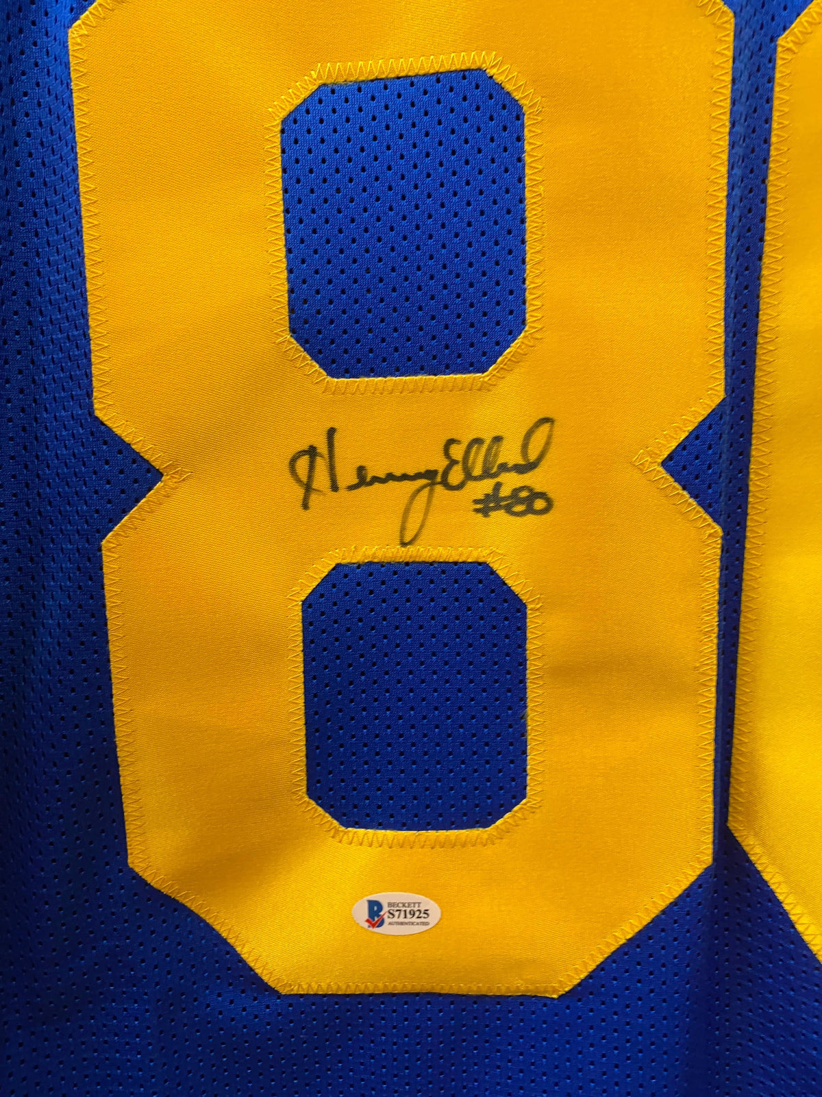 Henry Ellard Los Angeles Rams autographed jersey Beckett COA product image 2