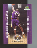 2001 Upper Deck Los Angeles Lakers Back2Back Champions #LA15 Kobe Bryant product image 1, provided for visual reference and