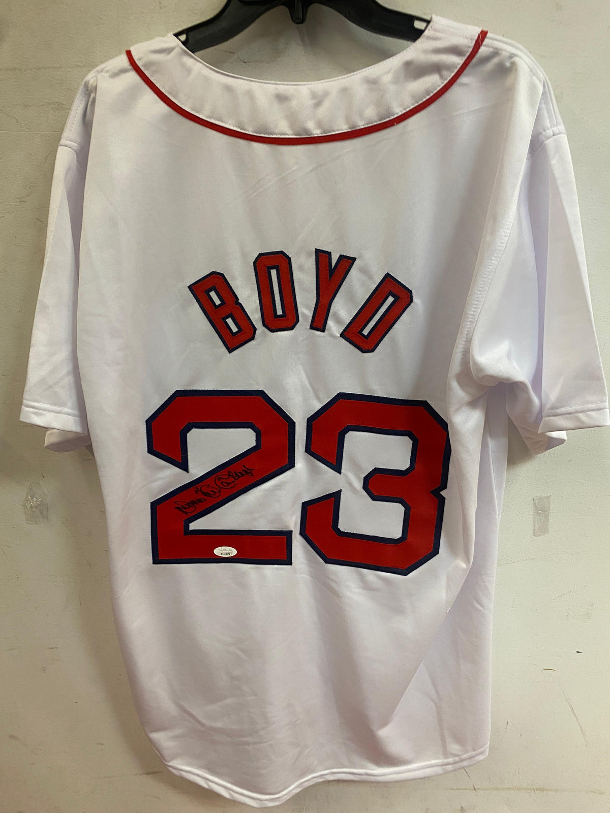 Dennis Oil Can Boyd autographed Boston Red Sox jersey JSA product image 1